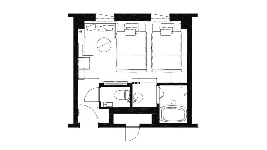 コンフォートツイン 間取り図